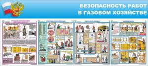 СОТ-6 Стенд Охрана труда в газовом хозяйстве 2000х900 мм